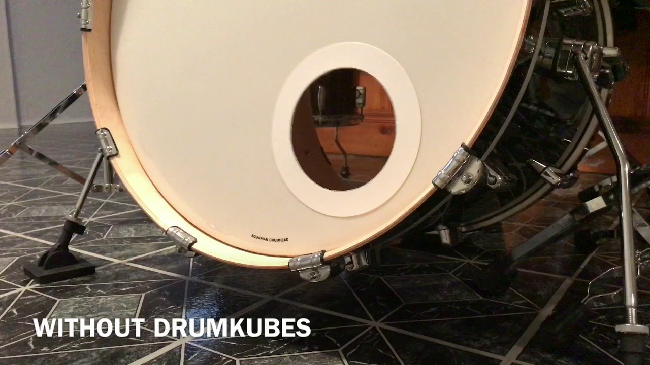 With and Without Drumkubes