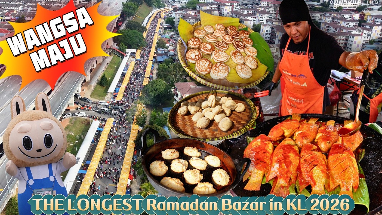 🔥 The Longest Ramadan Bazar in KL 2026 – Wangsa Maju Endless Food Adventure! 😋