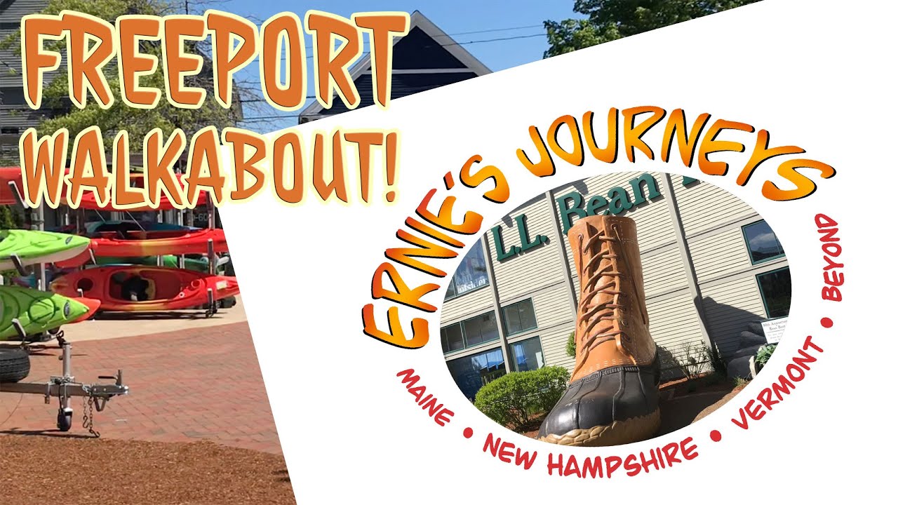 WALKING TOUR OF FREEPORT’S ROUTE 1 STRIP! L.L. Bean, the Village Station & many more retail outlets!