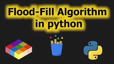 Flood Fill algorithm in python (Image manipulation with pillow)