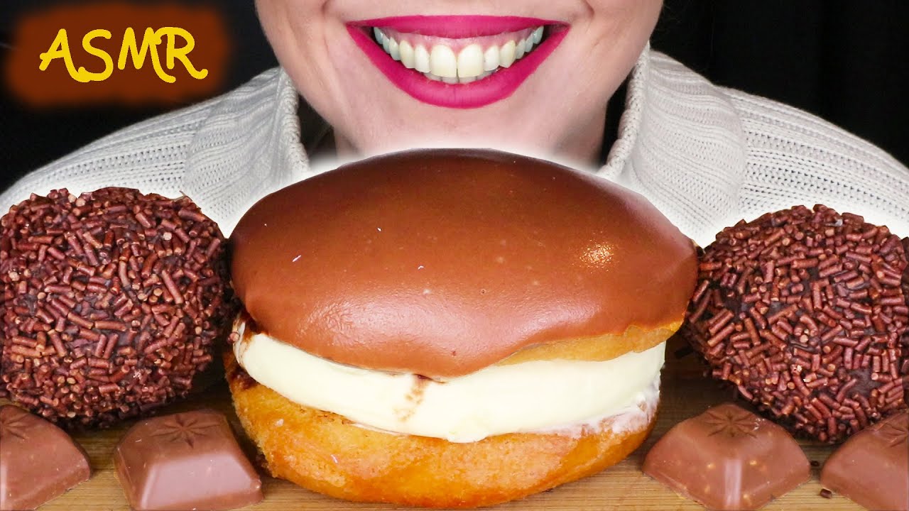 CAKE SANDWICH & CHOCOLATE TRUFFLES - BRIGADEIROS 🍫 | No Talking | ASMR Mukbang  - 먹방 | Eating Sounds