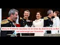 Mary et frederik  nouveau roi et reine du danemark le roi est submerg par lmotion