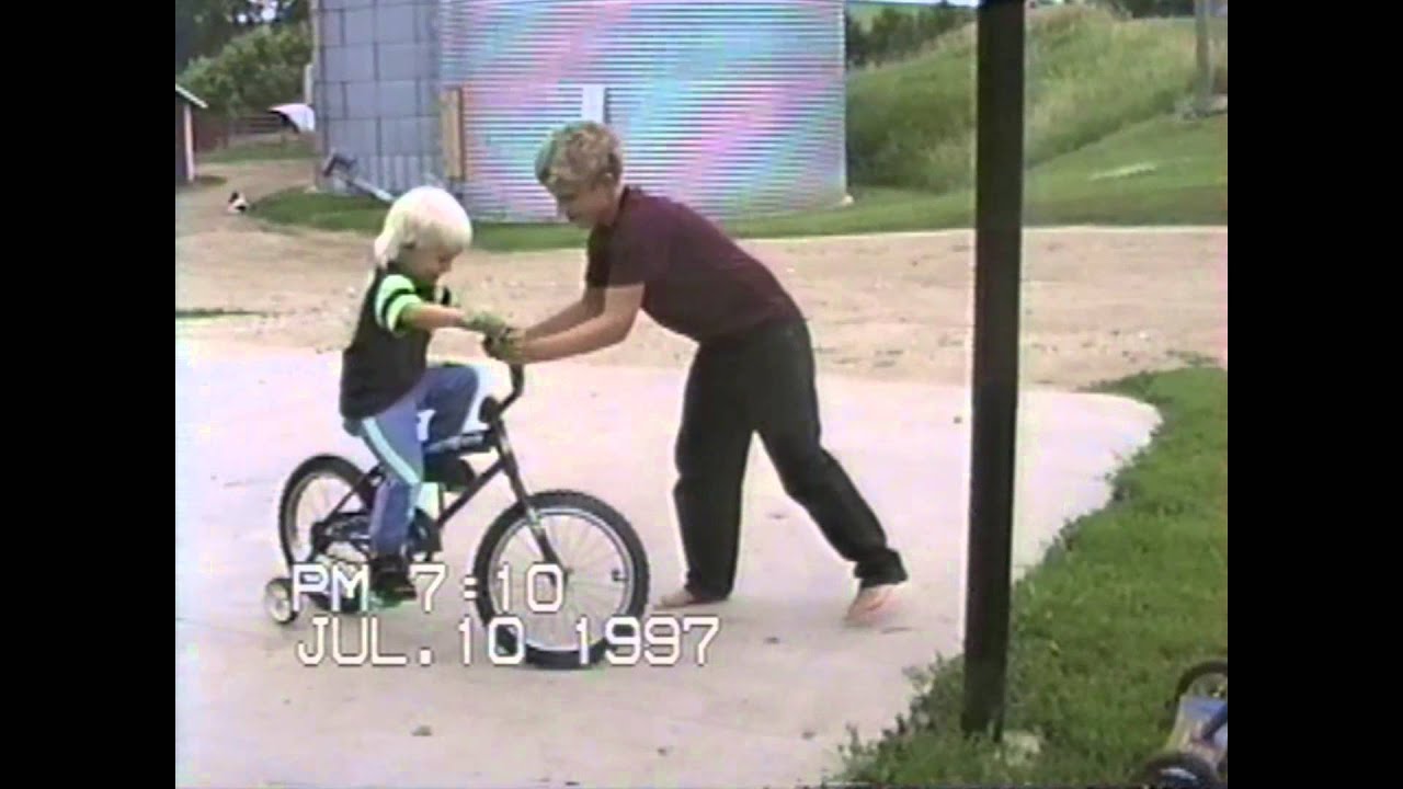 Kyle Riding his Bike - July 1997 - YouTube