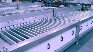 Twin vertical plate freezer