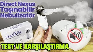 Direct Nexus Taşınabilir Nebulizatör Kullanımı | Mesh Buhar Makinesi | Ses ve Buhar Karşılaştırma Resimi