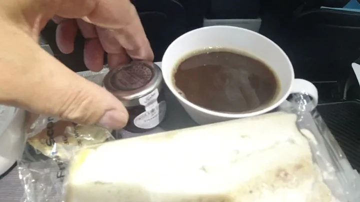 Afternoon meal on the TUI dream liner