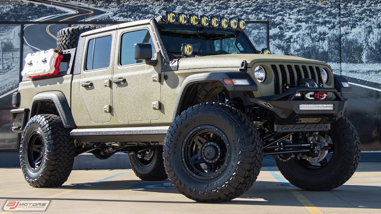 2020 Jeep Gladiator Signature Series in Army Green Kevlar - YouTube