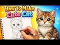 How to make catu cat drawing | বিড়াল কীভাবে ড্রইং করবো