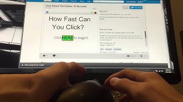 Fast Mouse Clicking: 152 Clicks in 10 Seconds