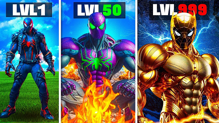 Level 1 SPIDERMAN to Level 1,000,000,000 Spiderman In GTA 5