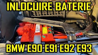 BMW E90 E91 E92 E93 Inlocuire Baterie / Acumulator