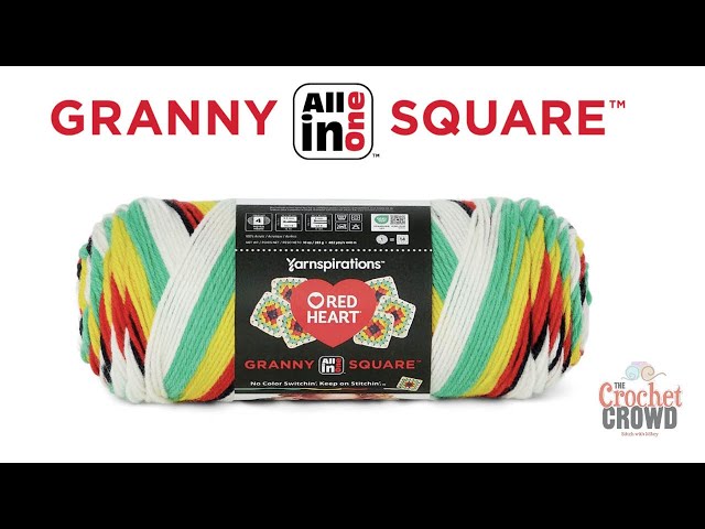 Review, Demo & Problem Solving Red Heart All in One Granny Square