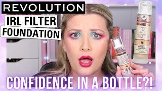 TESTING THE *NEW* REVOLUTION IRL FILTER FOUNDATION | REVIEW & TUTORIAL | Luce Stephenson