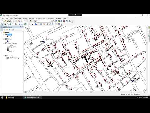 GIS Spaital Analysis on John Snow Map Part 1 - Tablular Data