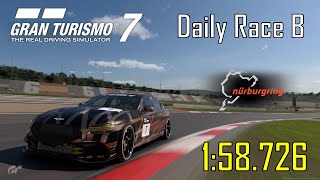 #1 by Over a SECOND? | Gran Turismo 7 Daily Race B | Genesis G70 Gr.4 | 1:58.726 | Gr.4 Setup