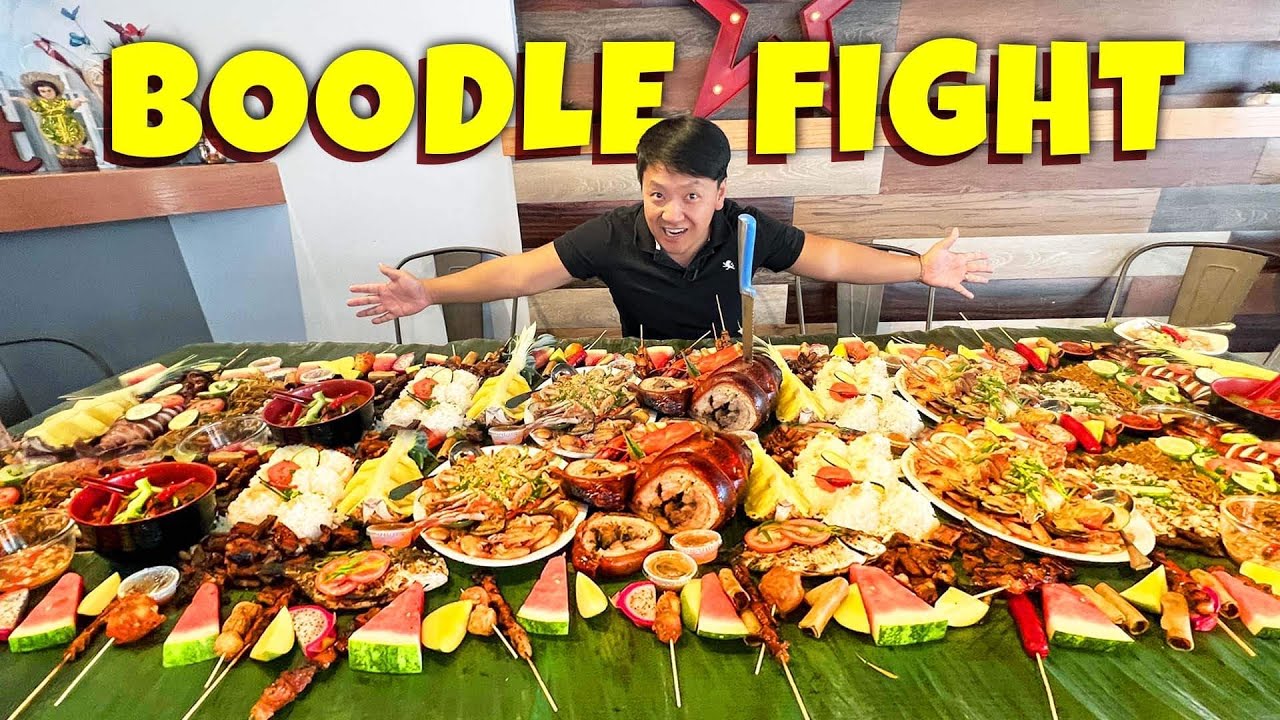 Filipino Feast BOODLE FIGHT CHALLENGE & Japanese HIDDEN GEM Restaurant | Strictly Dumpling