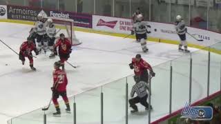 Jordan Martel hat trick vs Rimouski - 2018-03-10