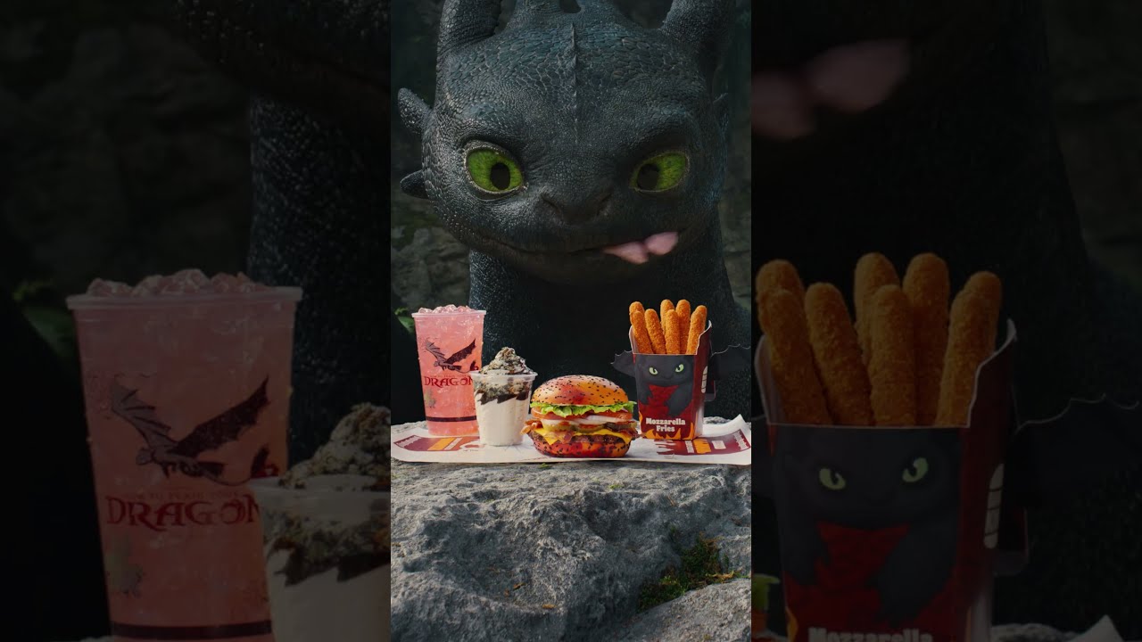 Dragon Custom I How To Train Your Menu At BK