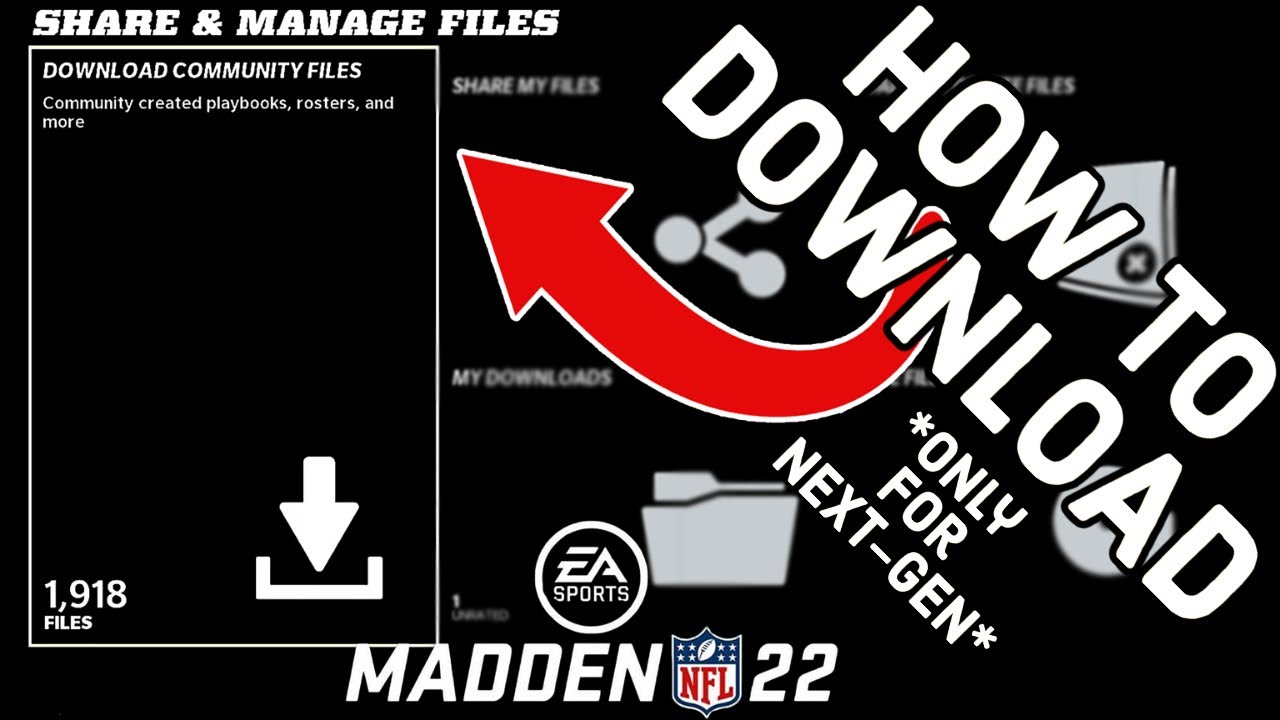 How to Download Community Creation Files for Madden 22 Next-Gen PS5 -  YouTube