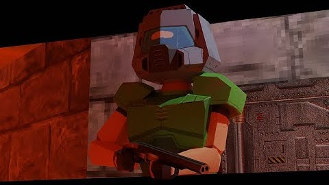 Low-Poly Doomguy (Blender Animation)
