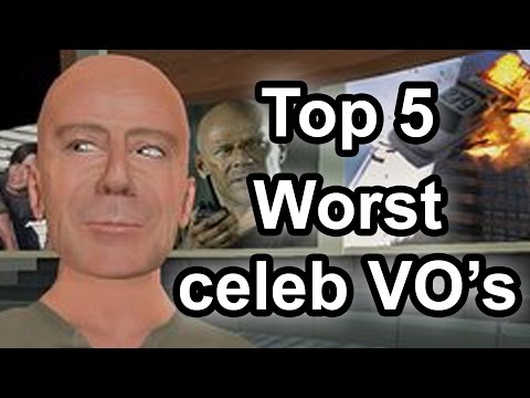 Top 5 - Worst celebrity voice acting in gaming