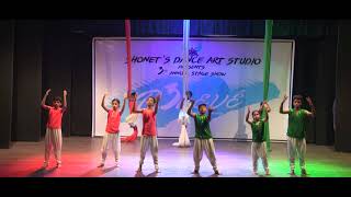 A.R Rahman- Maa tujhe salam | Shonet's Dance Art Studio | Independence day dance | Aerial silk