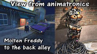 [FNAF/SFM] FNAF6 Molten Freddy to the Back Alley - view from animatronic