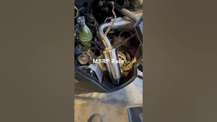 Stock vs MBRP Race #mbrp #850Khaos