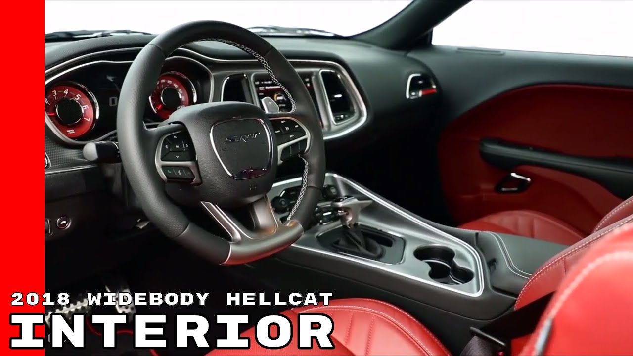 Widebody 2018 Dodge Challenger Srt Hellcat Interior