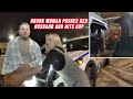 Extremely Intoxicated Woman Pushes her Husband Before Getting Arrested