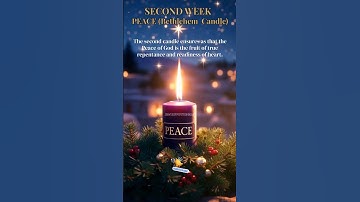Week 2 of Advent: "The Peace Candle" - True Peace Begins With Repentance