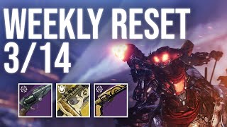 Destiny 2: Weekly Reset breakdown for 3/14 (Team Scorched, 2x Gambit Rep, Eververse and more)