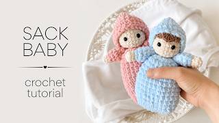 Crochet SACK BABY Tutorial · Amigurumi Waldorf Doll screenshot 5
