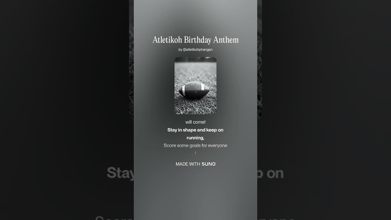 Atletikoh birthday song 7