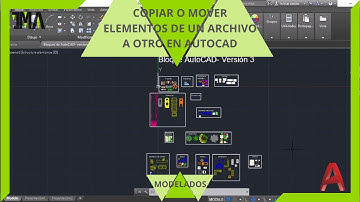 Copiar o mover elementos de un archivo a otro en AutoCAD// Bloques gratuitos de AutoCAD