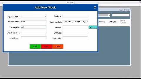 [part 3]  Point Of Sales(POS) in C# Win Form app.