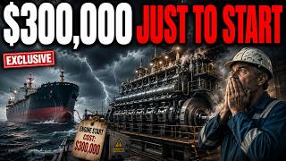 Why It Costs $300,000 Just to Start This Ship's Engine