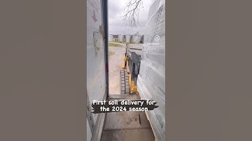 First load of soil has arrived for the 2024 season! #familyfarm #rubybranchfarms #agritourism
