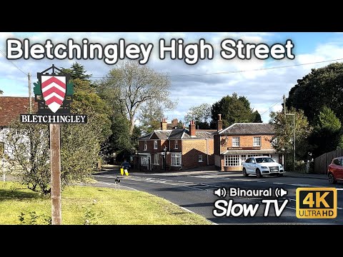Walking Bletchingley High St, Surrey, UK - Slow TV