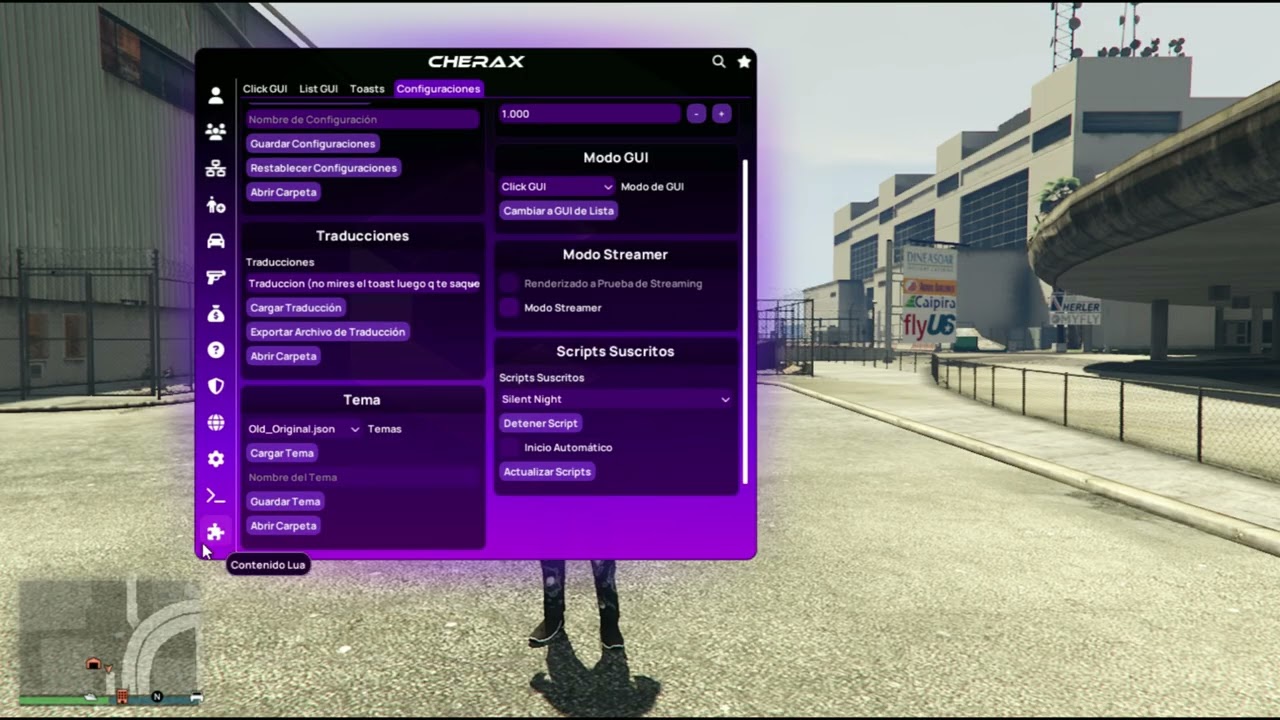 Mod Menu Cherax Ventas Bunker - Script ツ Silent Night GTA-V  Enhanced