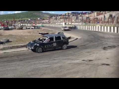 Banger racing at warton - YouTube