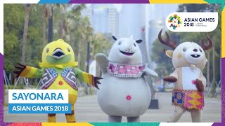 Sayonara Asian Games 2018