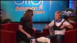 Leah Remini neck spoter through her bra