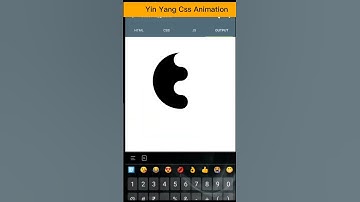 Yin Yang animation in Html and css  || Coding status || #shorts  #programming #css  #html #viral