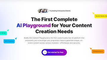 Addlly AI: The First Complete AI Playground for Content Creation! 🚀