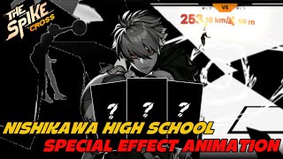 Nishikawa High School Combo 3 Peak Card In Colloseum,With Special Effect Animation - The Spike Cross