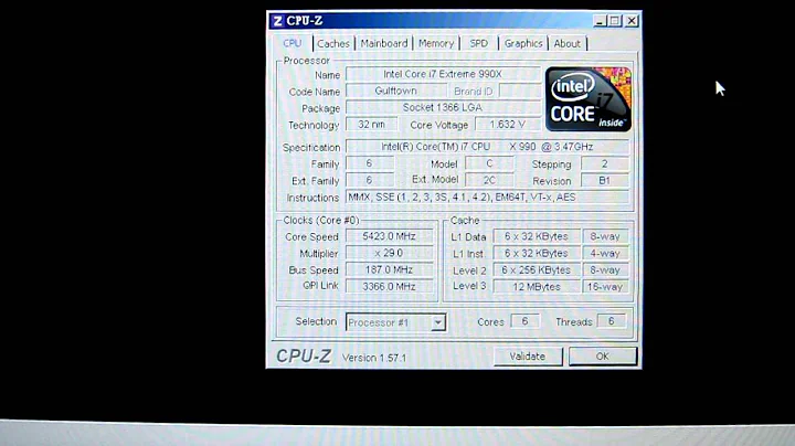 Giga X58A-OC With Retail 990x @ 5.5G Air By Mad222