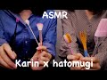 [華凛×はとむぎ コラボASMR]意味不明な言葉を囁きながらハンドムーブメント