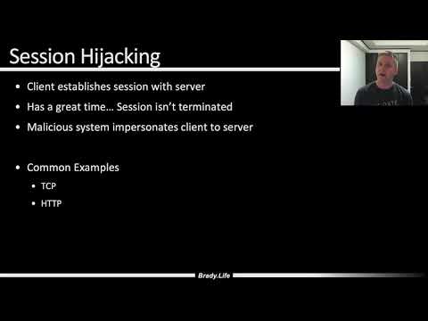 Session Hijacking - Security+ SY0-501 Obj 1.2