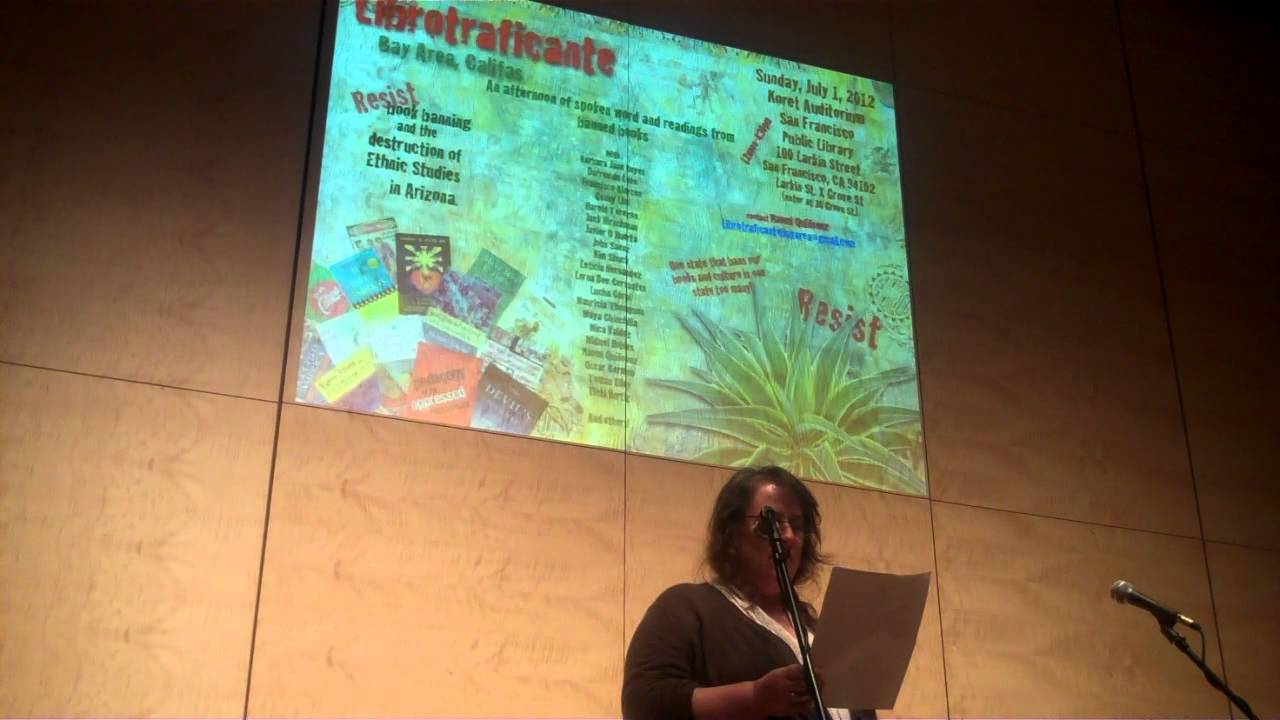 Kim Schuck reads at LibroTraficante Bay Area Califas poets pen